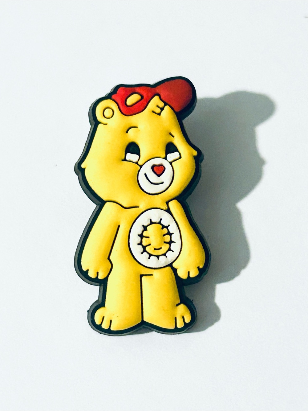 Yellow Care Bear Shoe Charm for Crocs